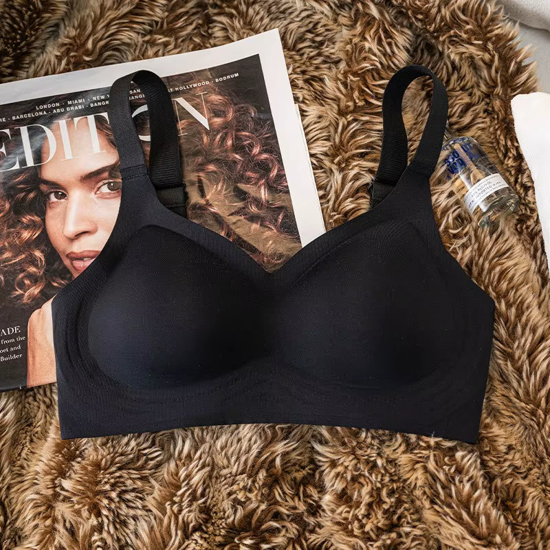 Seamless Bra Women Comfort Padded Bras Wireless Glossy Underwear Sexy Bralette Support Sexy Lingerie Female Intimates